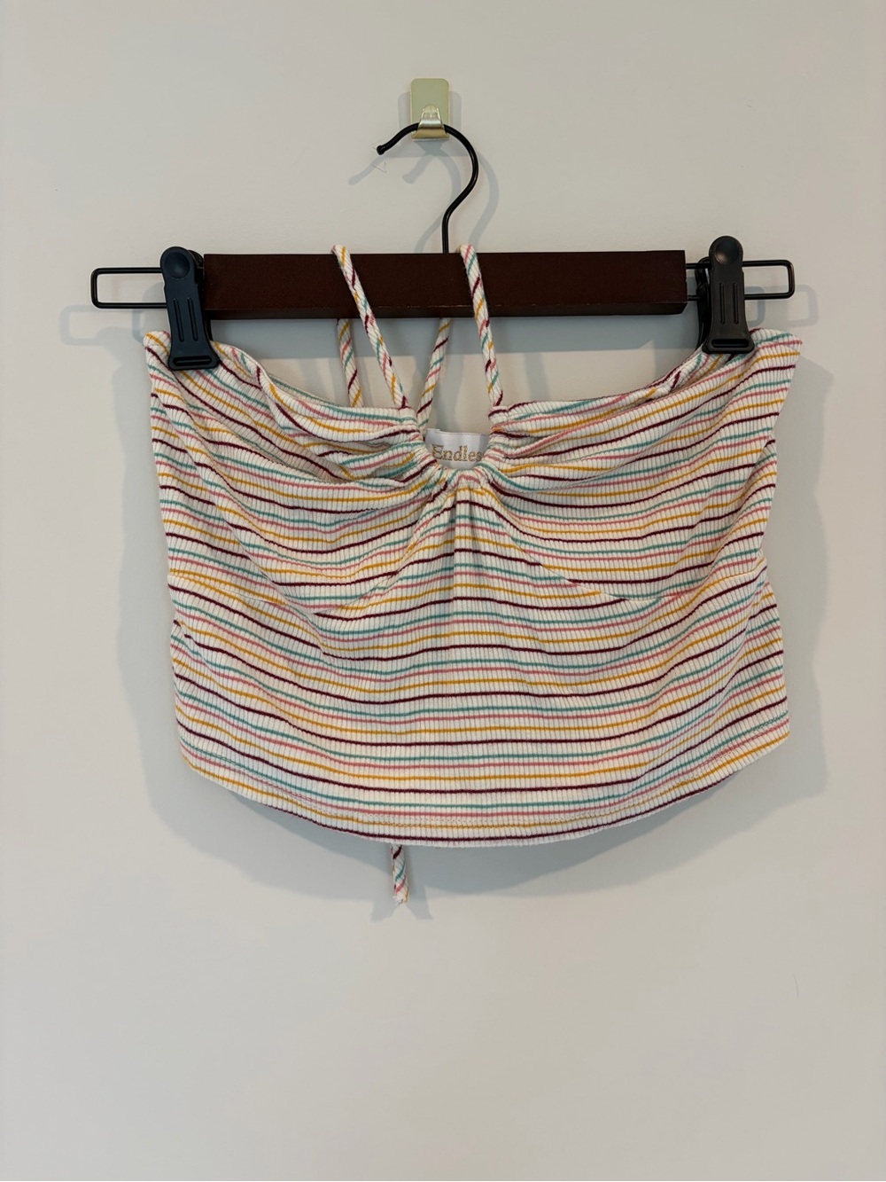 Multicolor Striped Tube Top